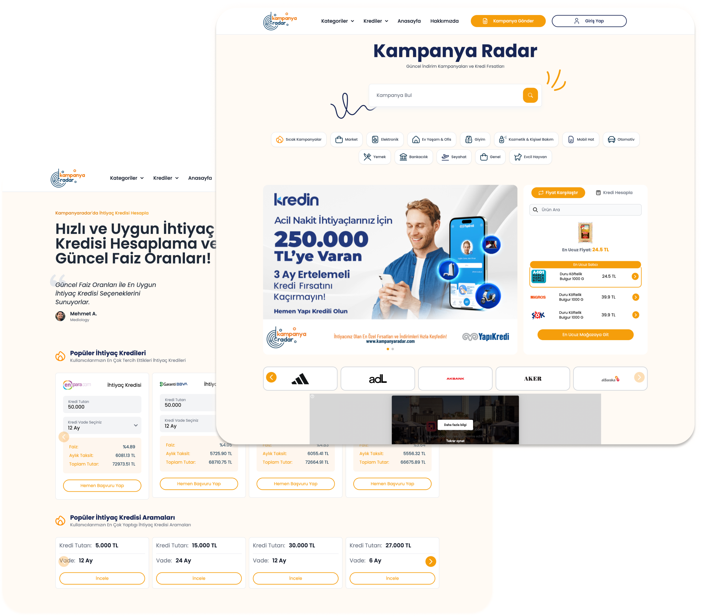 KampanyaRadar App Screenshot